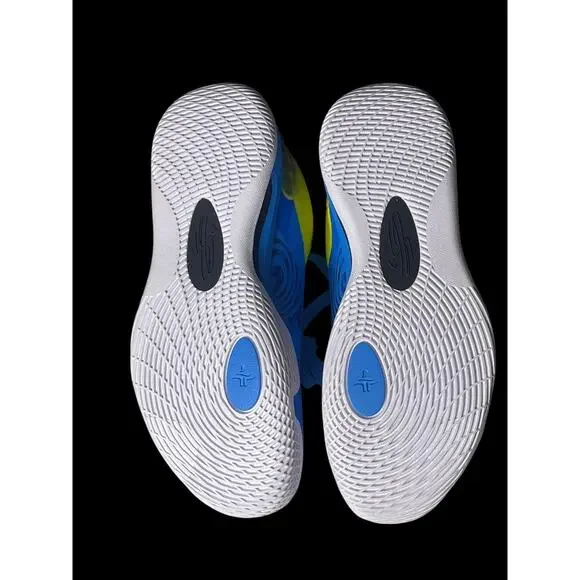 Xtep Jeremy Lin JLin One Hoops For Hope Blue and Yellow Men Basketball Shoes NWT